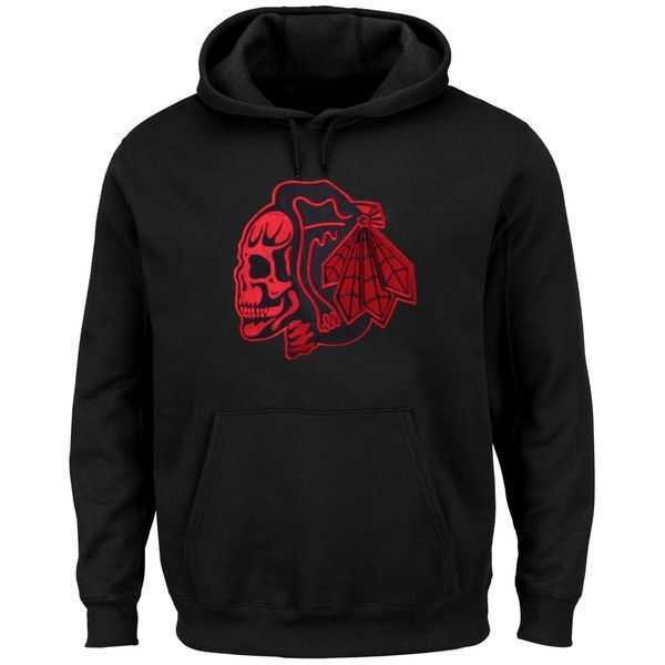 Chicago Blackhawks Red Skull Head Black  Pullover Hoodie WEM,We sell and wholesale Chicago Blackhawks Red Skull Head Black  Pullover Hoodie WEM on line form chian!